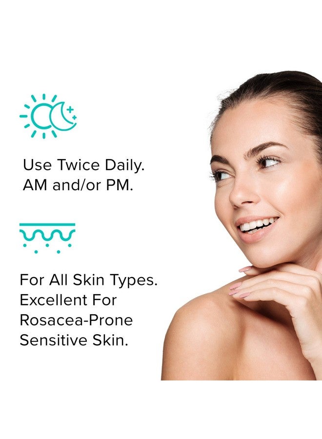 ClarityRx Take It Easy Calming Face Serum Natural Plantbased Antiredness Treatment For Sensitive Skin & Rosacea (1 Fl Oz) - Image 4