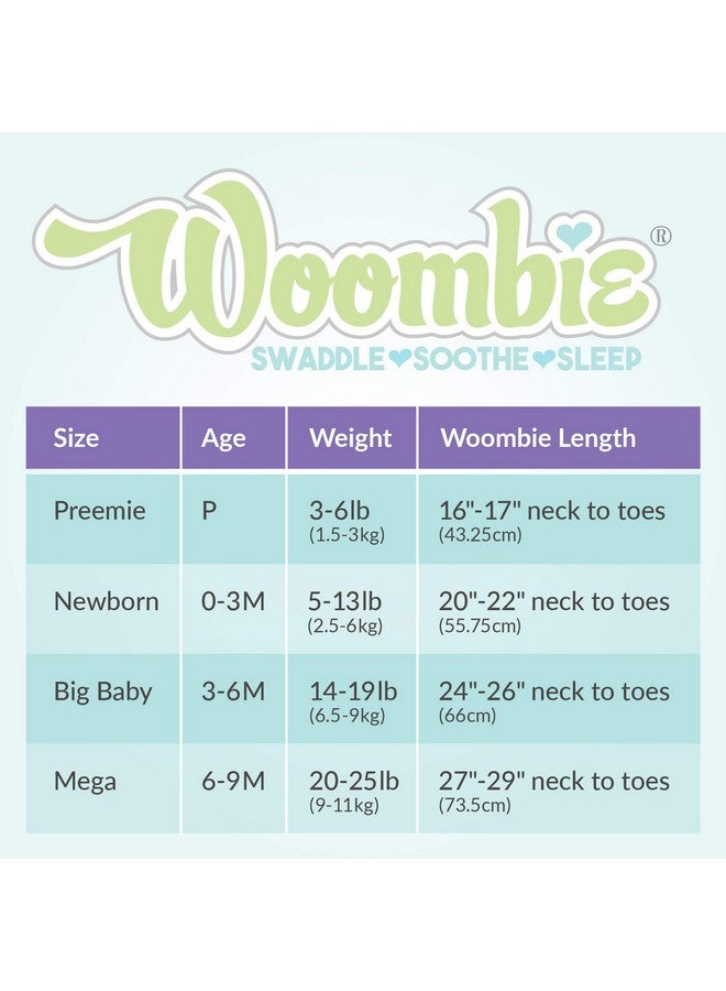 Woombie Air, Gray Zebra/Green Trim, Big Baby 14-19 Lbs - Image 3