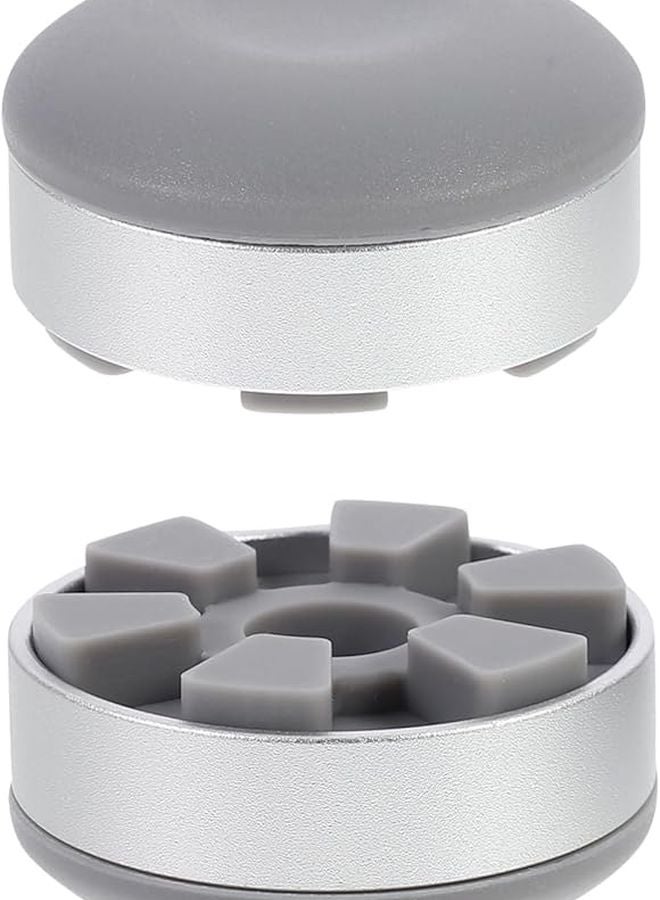 SECFOU 2 Pack Aluminum Laptop Stand Portable Adjustable Height Silver Gray Cooling Riser - Image 1