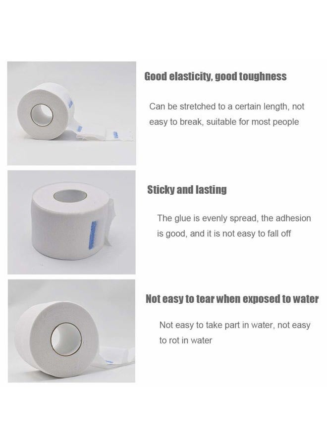 Quupy 2 Rolls 170 Counts Disposable Barber Neck Strip Stretchy Paper Neck Band Neck Paper Hairdressing Stretchy Wrap Barber Accessories for Salon Haircutting Styling - Image 3