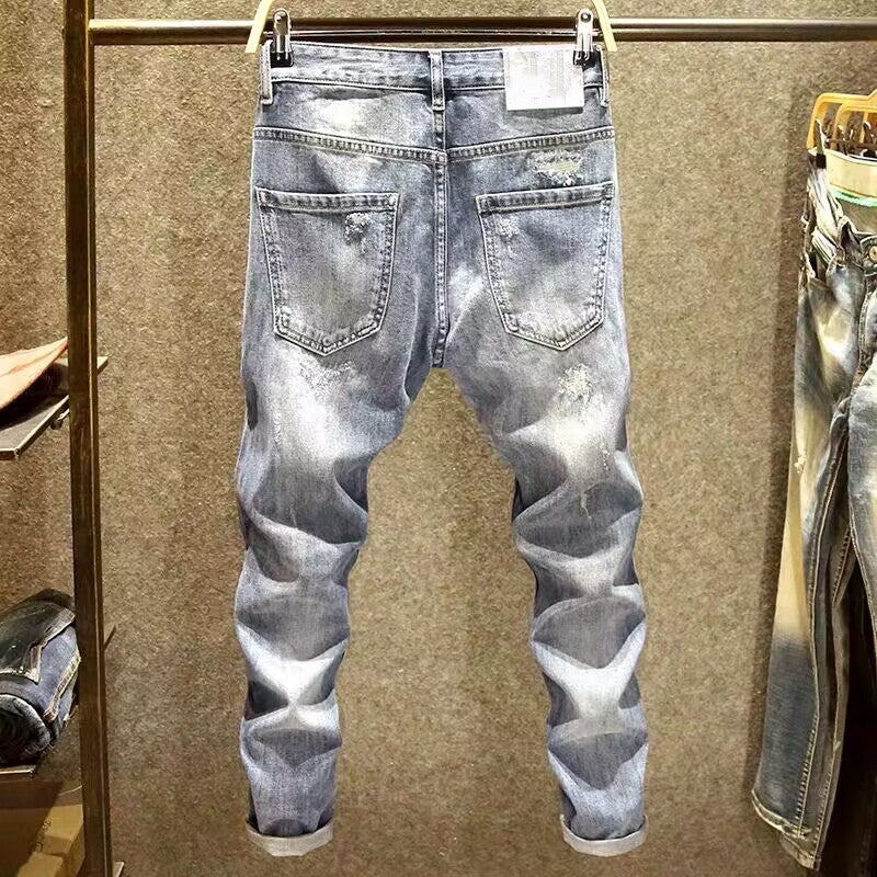 Unisex Casual Daily Denim Jeans - Image 3
