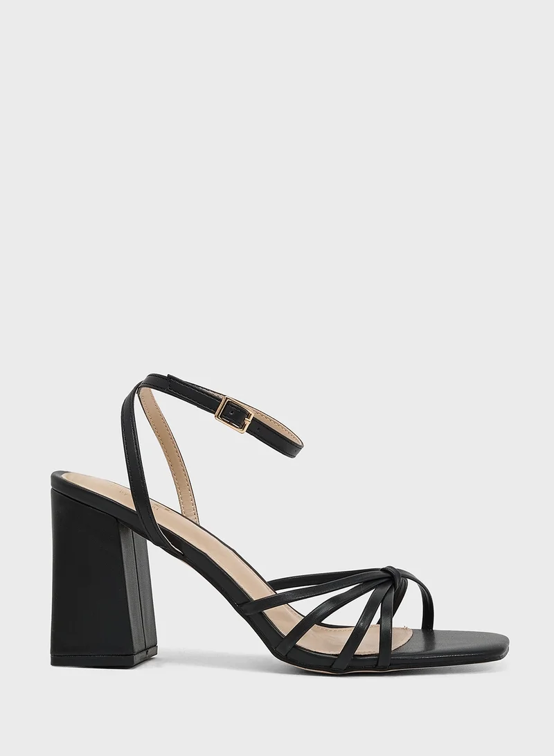 ELLA High Heel Sandal With Ankle Strap