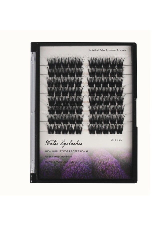 Dedila Large Pack -80 Clusters Thickness 0.07mm D Curl Individual False Eyelashes DIY Lashes Extesnions Dramatic Look Makeup Volume Eye Lashes Extensions Wide Stem (14mm) - Image 2