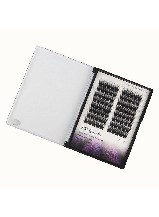 Dedila Large Pack -80 Clusters Thickness 0.07mm D Curl Individual False Eyelashes DIY Lashes Extesnions Dramatic Look Makeup Volume Eye Lashes Extensions Wide Stem (14mm) - Image 5