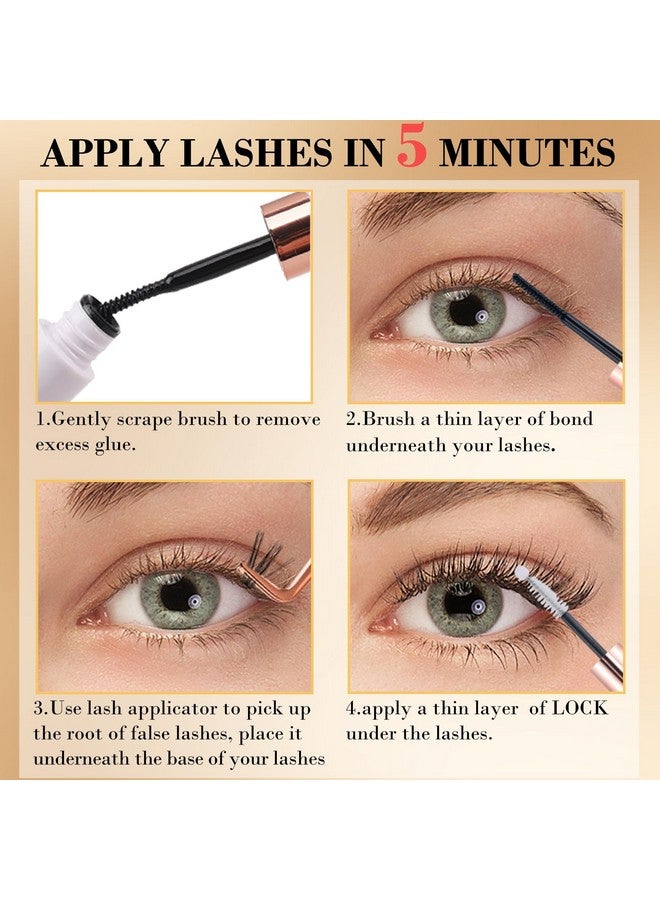 ميوفيو وصلات رموش صناعية مكونة من 180 قطعة من الرموش الصناعية الرقيقة والمتفرقة، مكونة من رموش صناعية رفيعة للغاية من المنك الناعم، صينية مختلطة (C-8-16Mix) - Image 4