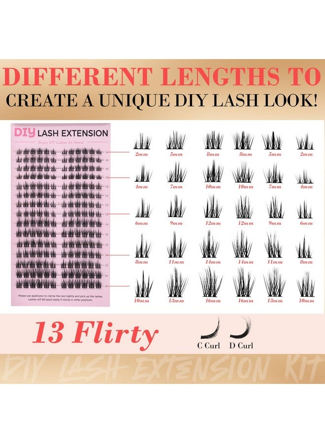 ميوفيو وصلات رموش صناعية مكونة من 180 قطعة من الرموش الصناعية الرقيقة والمتفرقة، مكونة من رموش صناعية رفيعة للغاية من المنك الناعم، صينية مختلطة (C-8-16Mix) - Image 3