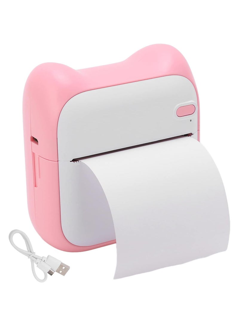 GGOOT Mini Pocket Printer, Portable Thermal Printer Wireless Smart Printer HD Mini Photo Printer Bluetooth Sticker Receipt Printer Inkless Printing Machine for Memo Document/Work Plan/Meeting Record - Image 1
