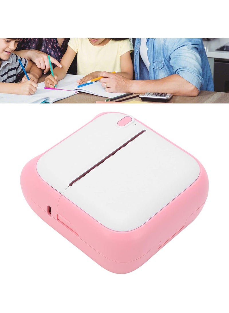 GGOOT Mini Pocket Printer, Portable Thermal Printer Wireless Smart Printer HD Mini Photo Printer Bluetooth Sticker Receipt Printer Inkless Printing Machine for Memo Document/Work Plan/Meeting Record - Image 2
