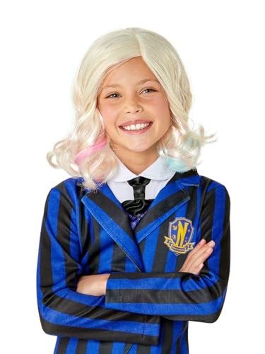 Rubies Wednesday TV Series: Enid Sinclair Wig for Kids by Rubies, Girl's No Size - Image 1