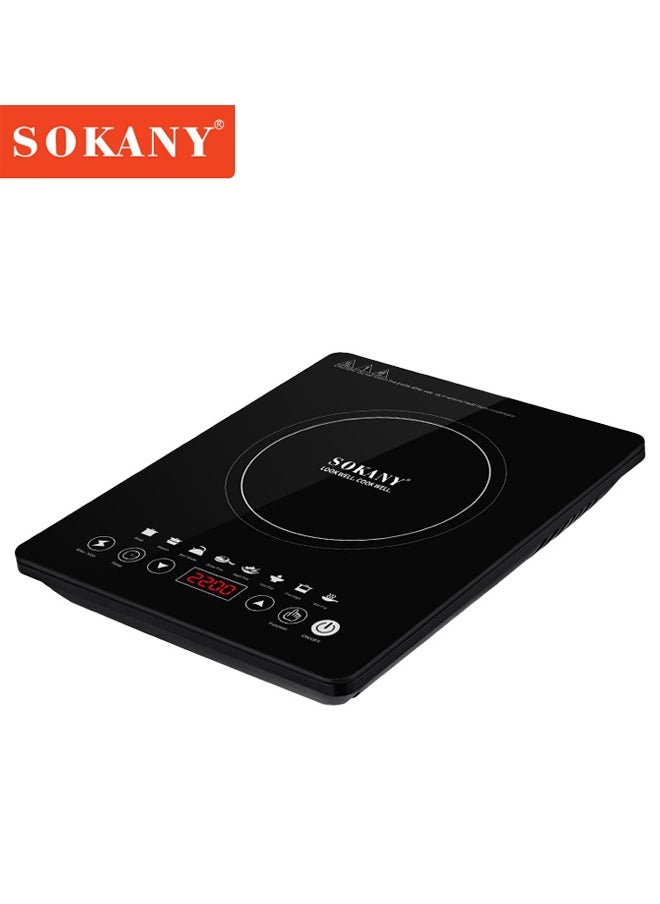 sokany Portable Single Induction Cooktop Countertop Burner Hot Plate with  Full Touch Control,8 Preset Cooking Options & LED Display,2200W SK-07076  - Image 1