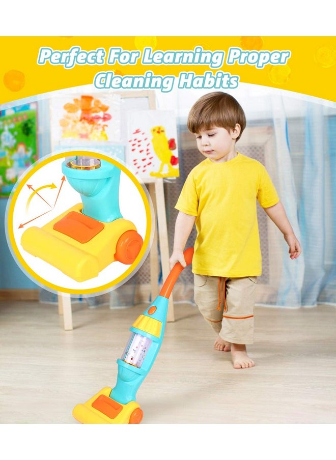 EP EXERCISE N PLAY Kids Vacuum Cleaner Toy Set, Toy Vacuum Cleaner With Light Realistic Sounds & Whirling Stars, Pretend Role Play Household House Keeping Cleaning Play Set Learning Toys For Kids Toddlers Girls Boys Toy  - Image 2