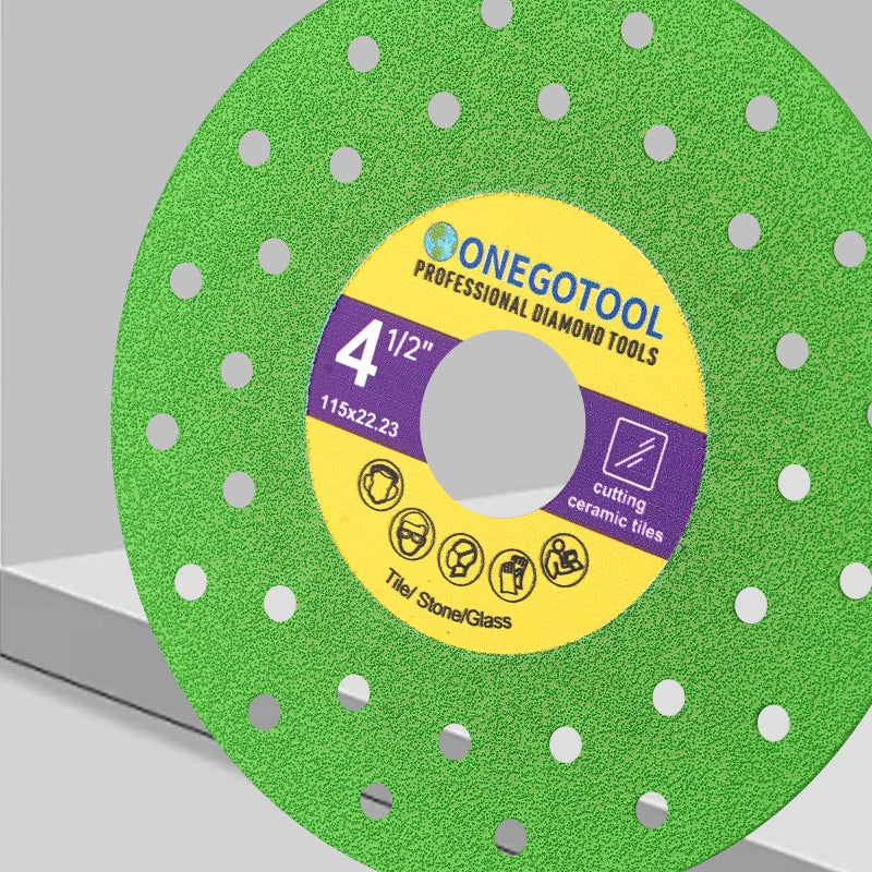 ONEGOTOOL 4-1/2 inch Tile Cutter Diamond Saw Blade for Angle Grinder Porcelain Ceramic Glass Marble Cutting Tools Grinding disc (5pcs) - Image 4