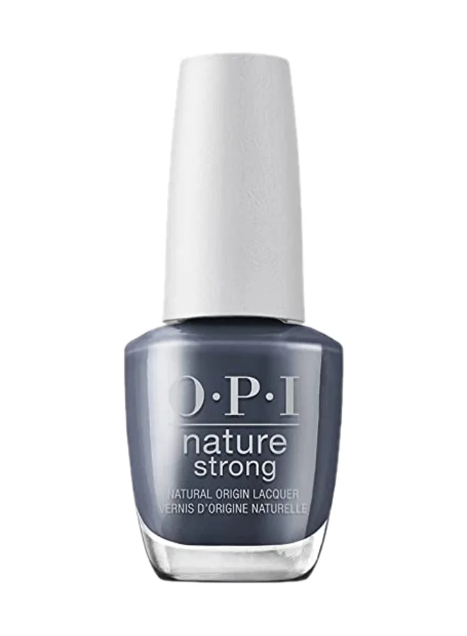 أو بي آي طلاء أظافر نيتشر سترونج - قوة الطبيعة، رمادي، ١٥ مل