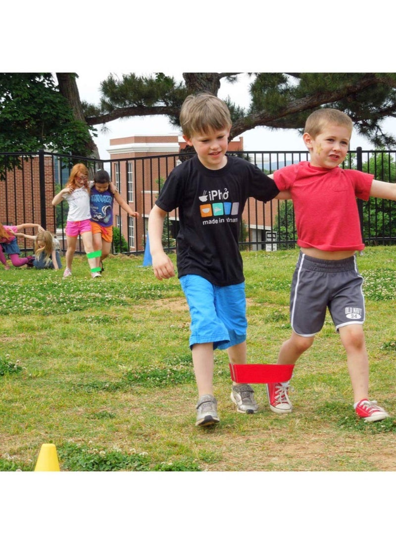 لعبة سباق الكبار عيد ميلاد كرنفال الطرف يوم البرية في الهواء الطلق ثلاثة أرجل سباق التتابع - Image 5