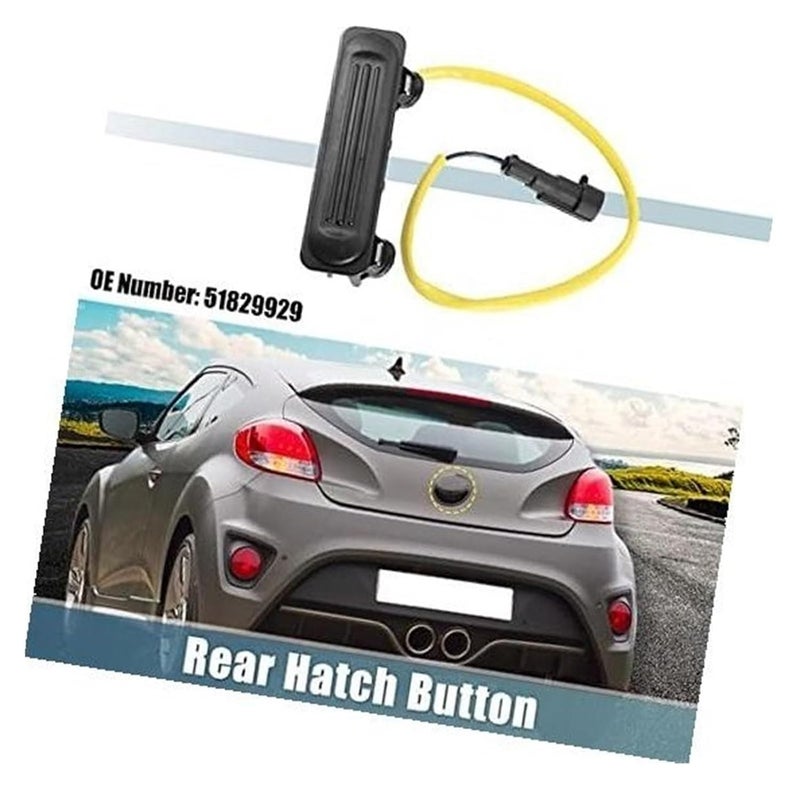 DEMULAX Tailgate Boot Handle Switch for Fiat Doblo 2010 - Image 2