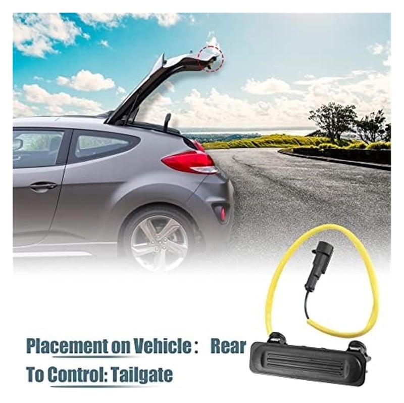 DEMULAX Tailgate Boot Handle Switch for Fiat Doblo 2010 - Image 5