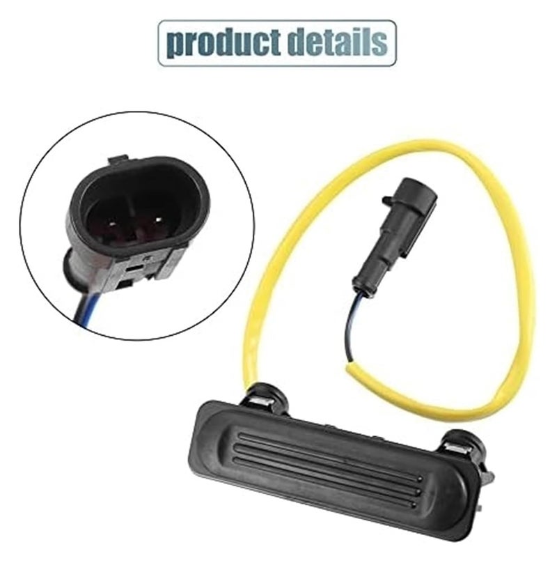 DEMULAX Tailgate Boot Handle Switch for Fiat Doblo 2010 - Image 3