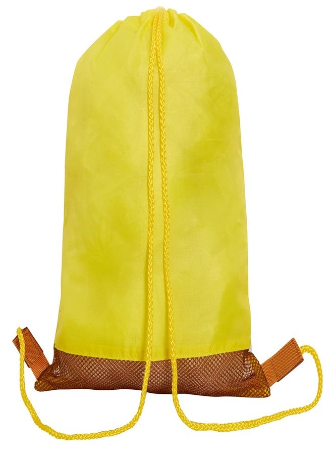 SPONGEBOB SQUAREPANTS Kids Gym Bag Boys Girls Drawstring School Swim Lunch Bag (Yellow) - Image 5