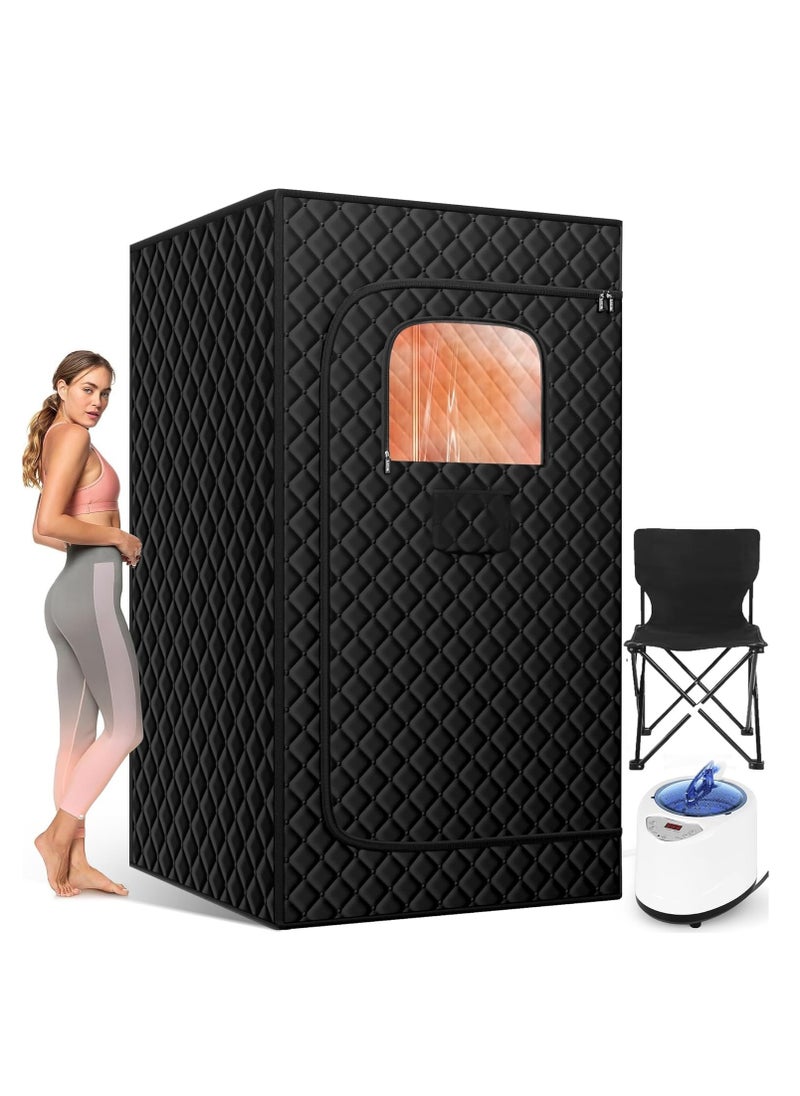 GUDOO Sauna Box Portable Steam Sauna Portable Sauna for Home Personal Tent Spa Room Sauna Generator Cabin Box with Steamer for Household Weight Loss 9 Levels 26L  - Image 1