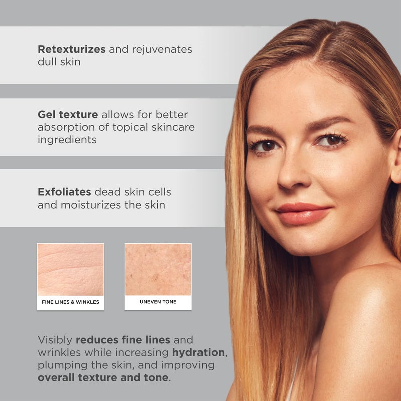 Glytone Rejuvenating Mini Peel Gel | Face Exfoliator with 10.8% FAV Glycolic Acid | Peeling Gel for Face Retexturizes and Reduces Fine Lines & Wrinkles | Dead Skin Remover Chemical Peel | 2 fl oz. - Image 5