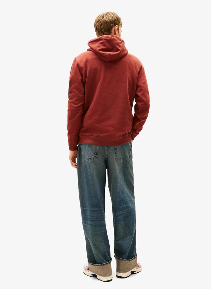 تومي جينز هودي بشعار التسجيل