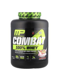 MusclePharm MusclePharm, Combat 100% Whey™ Protein, Strawberry, 5 lb (2.24 kg)  - Image 1