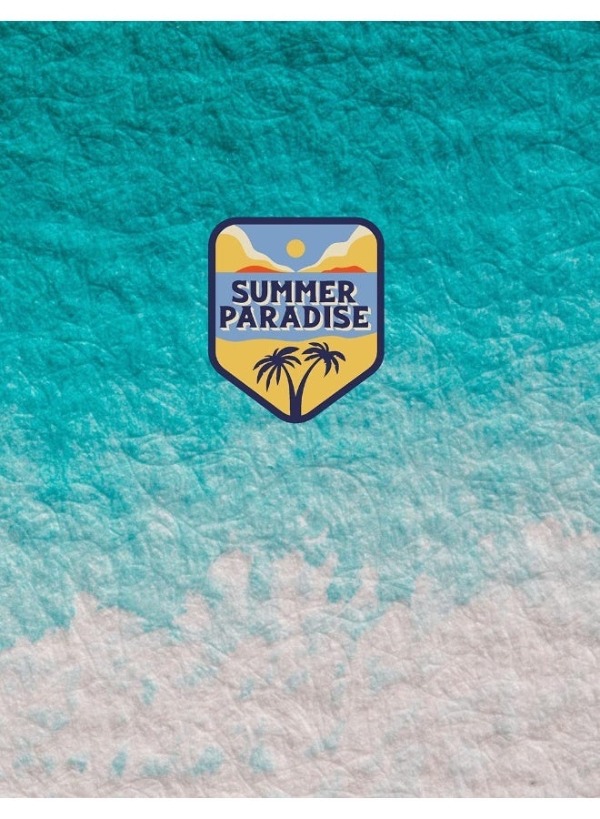 Notebook summer paradise: Summer time, Travel time / Happy Notebook / Journal Gift: 120 Pages - 8.5 x 11 inches  - Image 1
