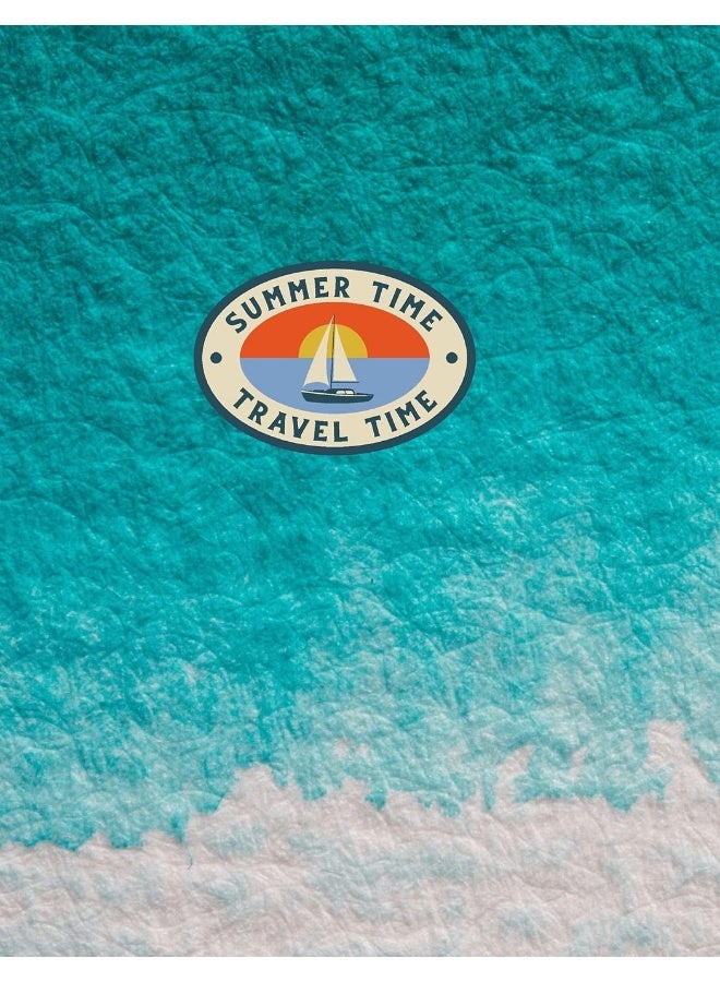 Notebook summer paradise: Summer time, Travel time / Happy Notebook / Journal Gift: 120 Pages - 8.5 x 11 inches  - Image 2