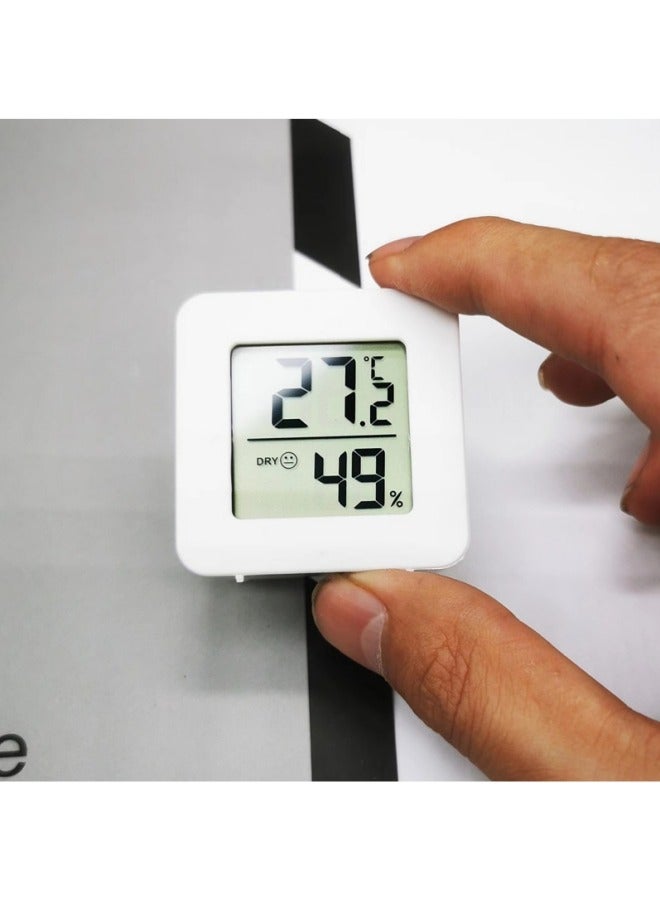 general Small Digital Hygrometer Indoor Thermometer Room Thermometer Temperature and Humidity Meter for Home Office Comfort Reptile Thermometer - Image 2