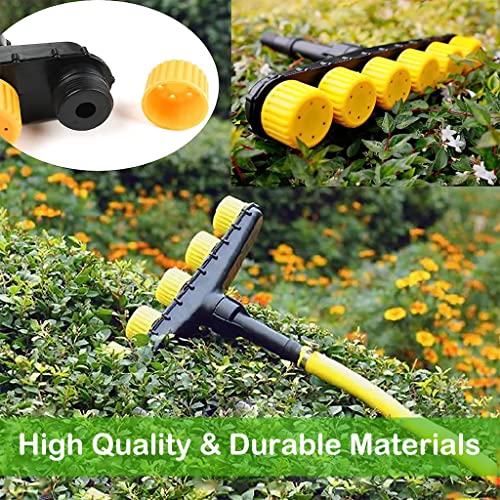 HASTHIP® Garden Water Pipe Sprayer With 4 Nozzle Irrigation Sprinkler for Larger Area, Flow-Adjustment Connector for Agricultural Lawn Watering Plants - Image 5