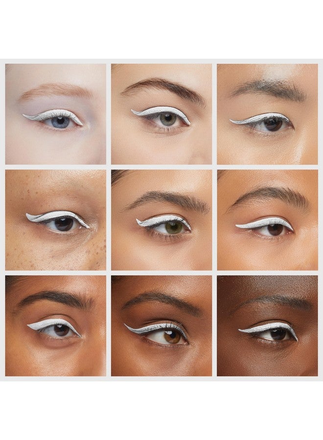 روبي كيسيز كحل روبي كيسز للحفلات، ألوان باستيل، كحل عيون فاخر مقاوم للماء يدوم طويلاً (أبيض ثلجي) - Image 4