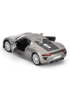 1/36 Porsche 918 Car Model, Porsche Model Car, Zinc Alloy Toy Car for Kids, Pull Back Vehicles Toy Sports Car for Toddlers Kids Boys Girls Gift (Grey) - pzsku/Z730AC7EF638FD4364B78Z/45/_/1720519468/706ef492-40b7-4202-bc47-50d612b22eca