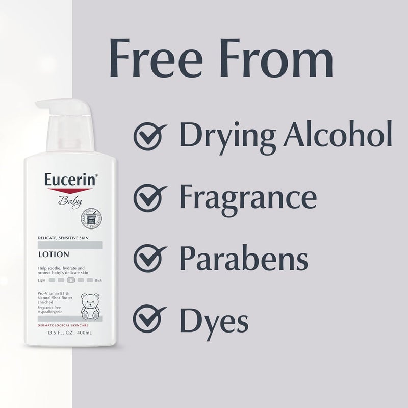 Eucerin Baby Lotion for Sensitive Skin 13.5 Fl Oz - Image 5