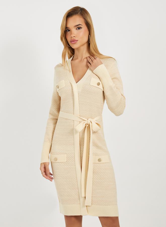 Styli Belted Knit Dress  - Image 2