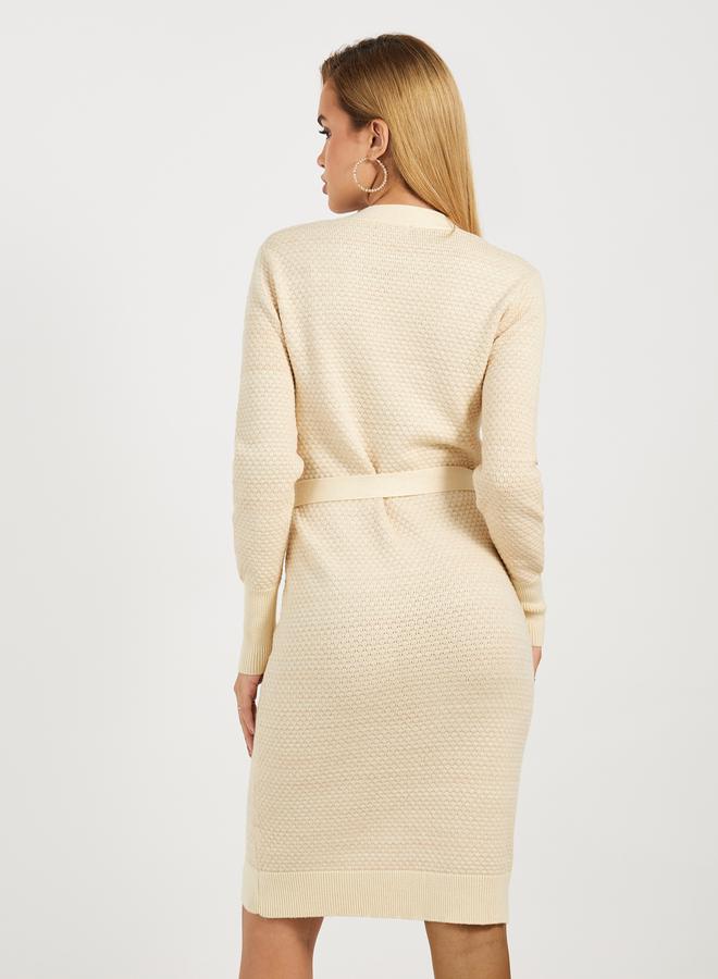 Styli Belted Knit Dress  - Image 4