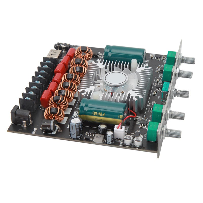 2 1 Channel Amplifier Board With Hifi Chip For Studio Audio System Aux Connection - Image 4