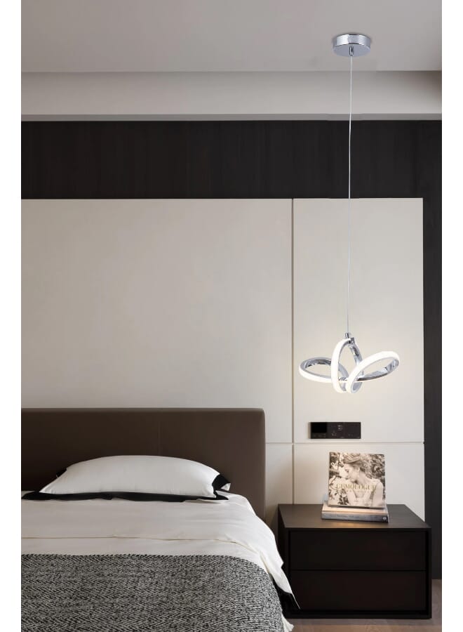 Best Power Modern LED Pendant Light 6546-1 – 3 Lighting Levels, 24W, Adjustable Height (130cm) – Stylish Hanging Light for Dining, Living Room, and Bedroom - Image 2