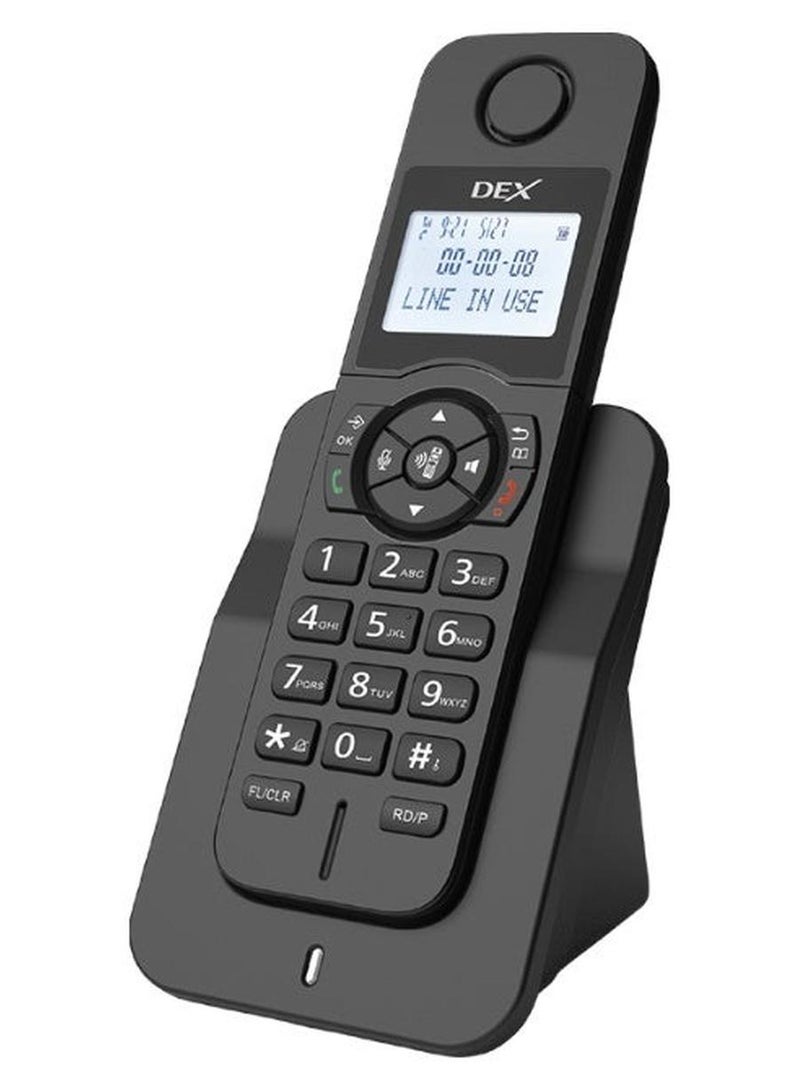 DEX D1005 Cordless Landline Phone with LCD Display, Speakerphone, Caller ID, Phonebook & Long-Range Coverage - Image 1