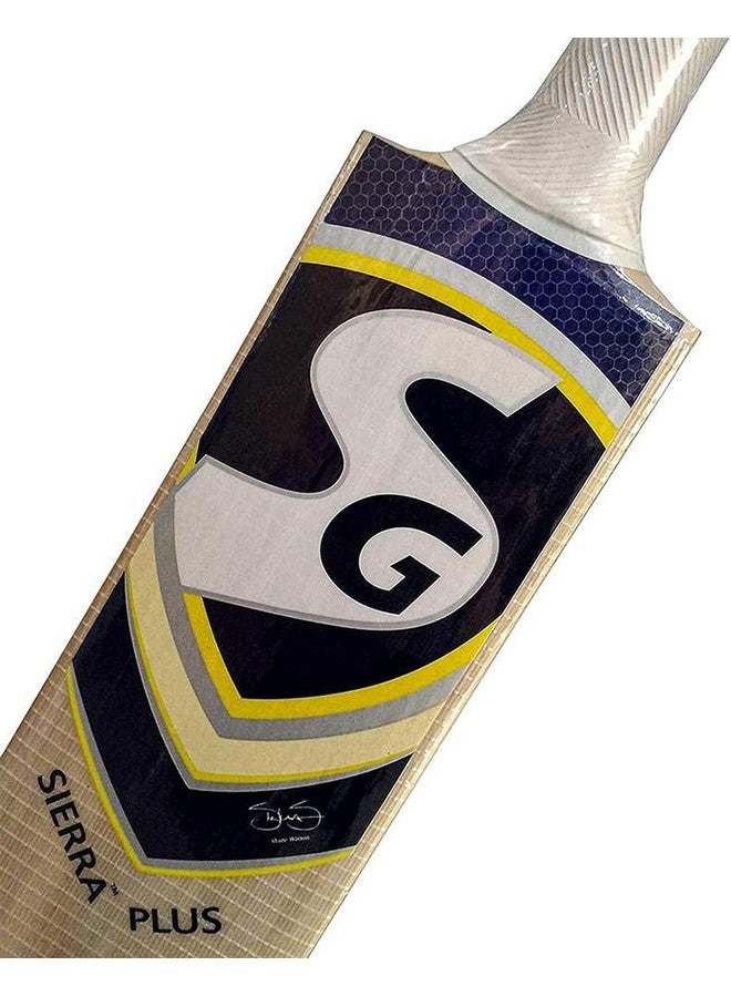 SG Sierra Plus Kashmir Willow Cricket Bat ( Size: Size 6,Leather Ball ), Multicolour, Wood - Image 2