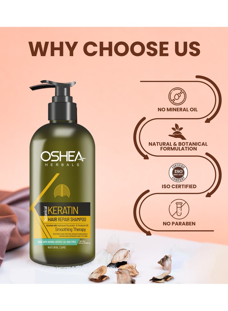 OSHEA Herbals Keratin Shampoo 500 ml - Image 4