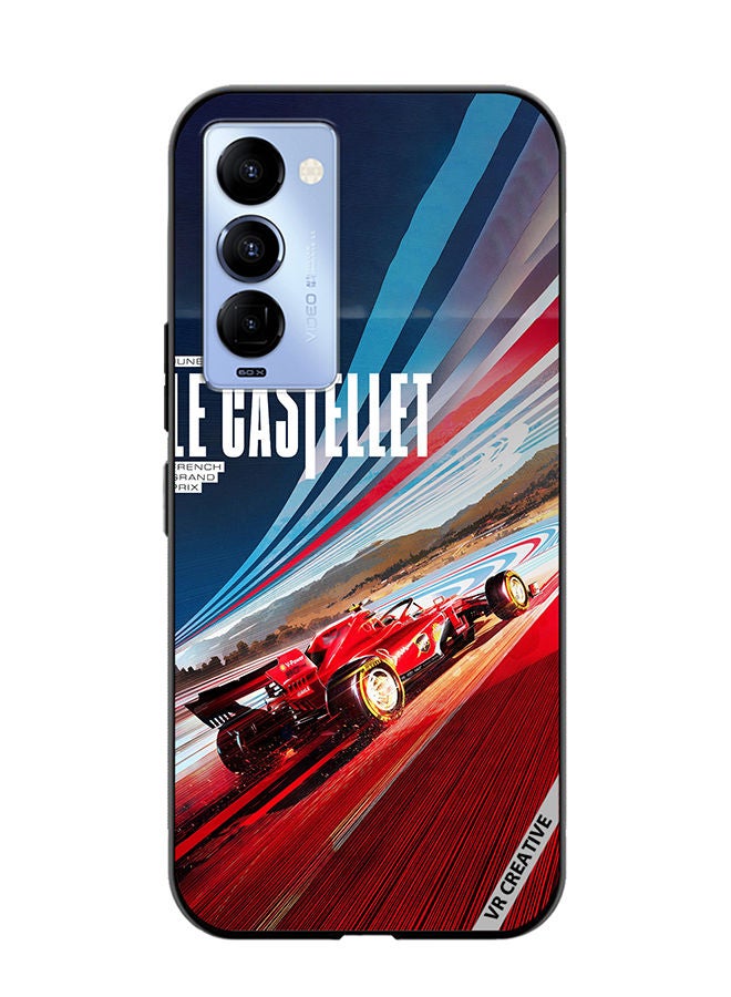 VR CREATIVE Protective Case Cover For Tecno Camon 18/18 P Laferari Design Multicolour - Image 1