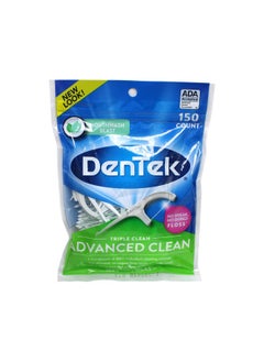 Dentek Floss Picks Fresh Mint 150 Count (Pack Of 1)  - Image 1