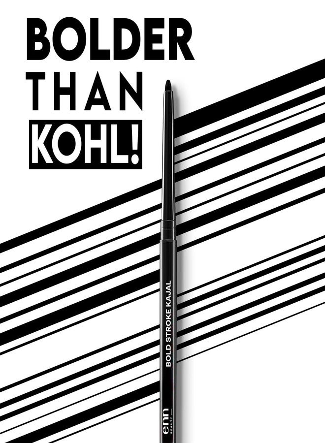 إن كحل إي إن إن بيوتي بولد ستروك - كحل أسود قابل للسحب يدوم 24 ساعة، مقاوم للتلطخ، يدوم طويلاً - Image 2