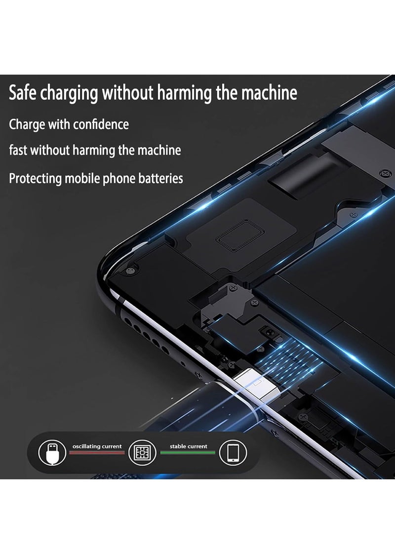 زيرو سبيس - كابل شحن سريع 3 في 2، كابل USB متعدد مضفر من النايلون مع مدخل USB-A/Type-C ومخرج Lightning/Type-C/Micro USB، شحن PD بقوة 100 وات، متوافق مع أجهزة الكمبيوتر المحمولة والهواتف الذكية والأجهزة اللوحية والمزيد - Image 1