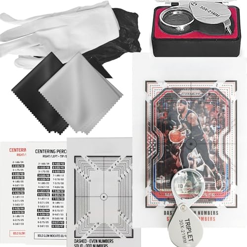 Flinduy Sports Cards Grading Kit, Card Centering Grading Tool, Sports Trading Cards Measuring Tools - Image 1