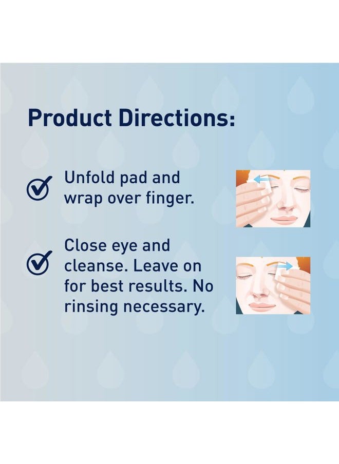 OCuSOFT - Lid Scrub PLUS - Pre-Moistened Leave-On Eyelid Wipes for Moderate to Severe Conditions - Moisturizing Eyelid Cleanser for Maximum Relief - 30 Count - Image 1