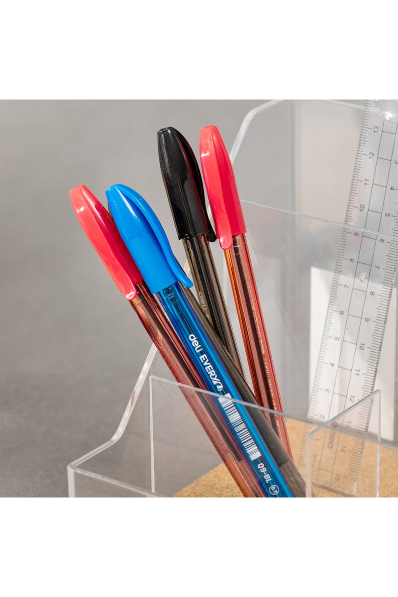 Deli EQ9-BK Ball Point Pen - 50pcs / ideal for school and office use - Image 3