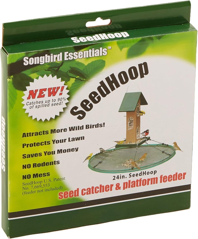 Songbird Essentials SEIA30024 Seed Hoop Seed Catcher & Platform Feeder - 24 Inch Diameter - Image 3