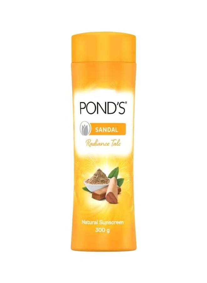 PONDS Pond's Sandal Radiance Natural Sunscreen Talcum Powder White