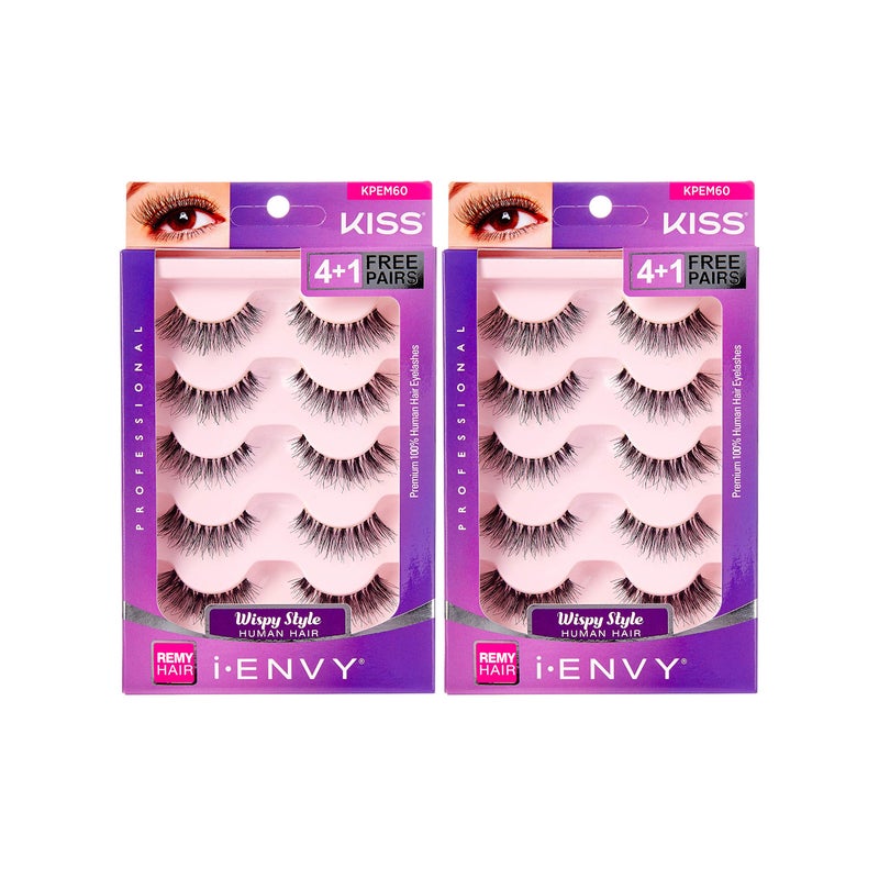 i.Envy i Envy by Kiss So Wispy 03 Strip Eyelashes Value Pack #KPEM60 (2 PACK) - Image 1